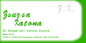 zsuzsa katona business card